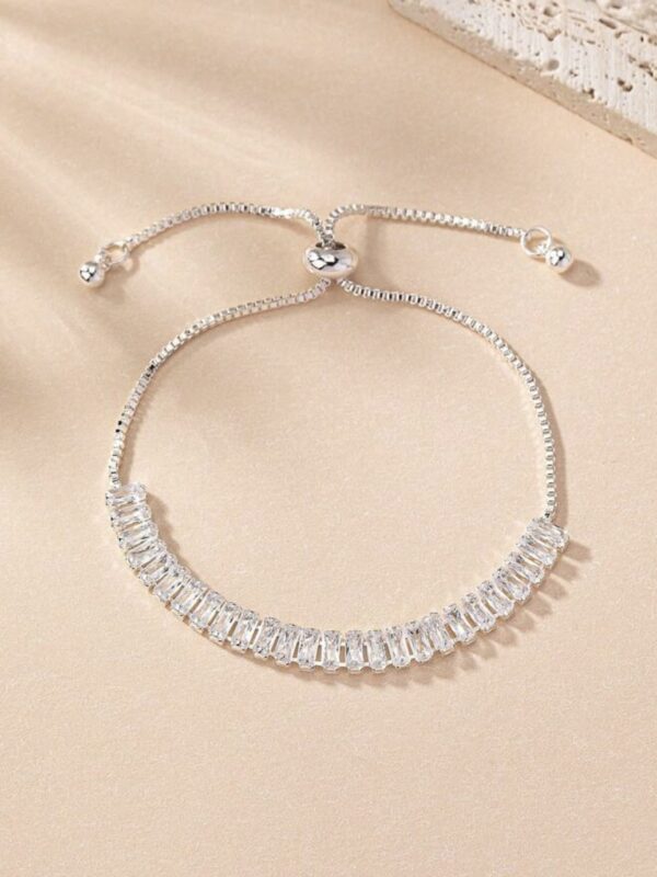 Pulseira Zircônia Prata - Imagem 3