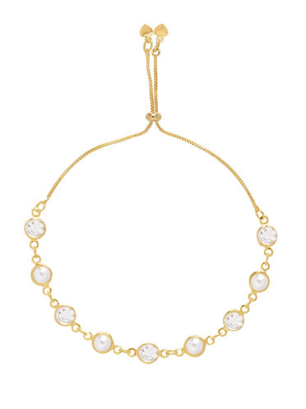 Pulseira Pérolas e Zircônias - Imagem 3